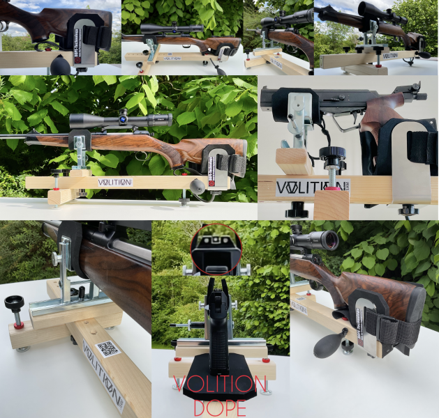 #VOLITION DOPE BENCHREST# EINSCHIEßBOCK EINSCHIESSVORRICHTUNG fürSauerBlaserMauserZeissSwarovski – billede 5
