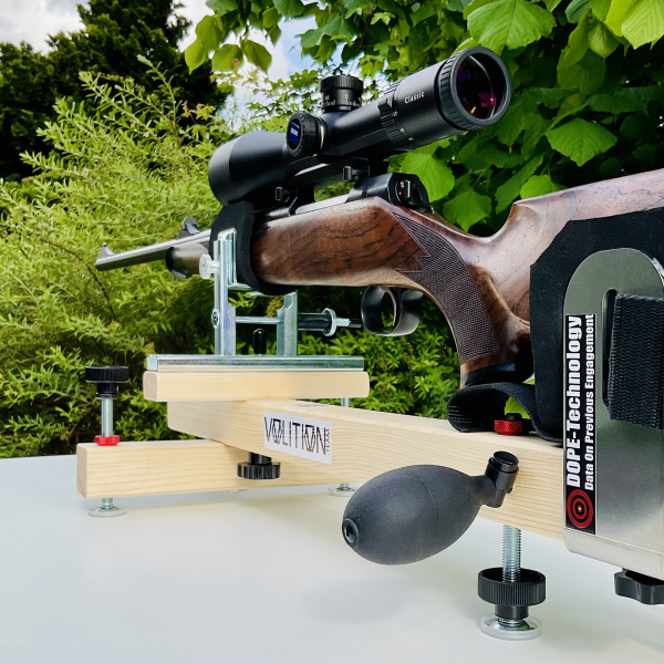 #VOLITION DOPE BENCHREST# EINSCHIEßBOCK EINSCHIESSVORRICHTUNG fürSauerBlaserMauserZeissSwarovski – billede 2