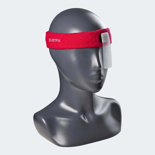 Stirnband mit Blende in Pink – Bild 1