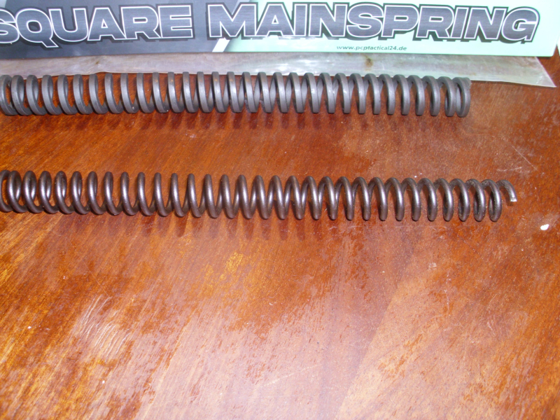 Exportfeder 4 Kant 30 Joule +,,,+eine 7,5 Joule Feder – Bild 1