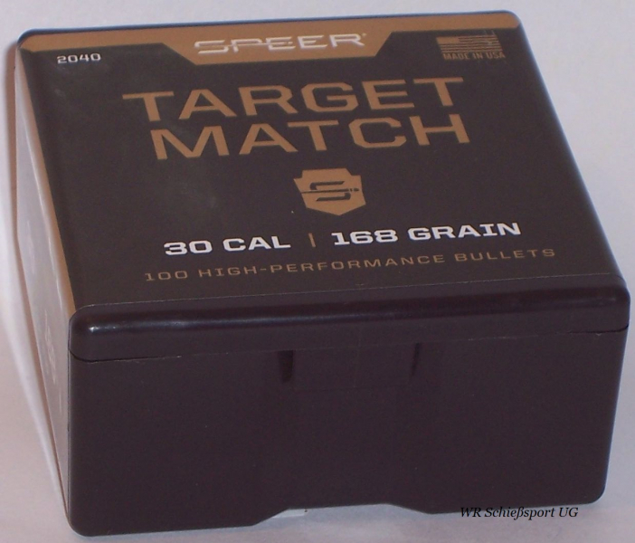 100St. SPEER .30(.308) - 168 - HPBT - MATCH - #2040 - Versand ab 6,40€ – Bild 1