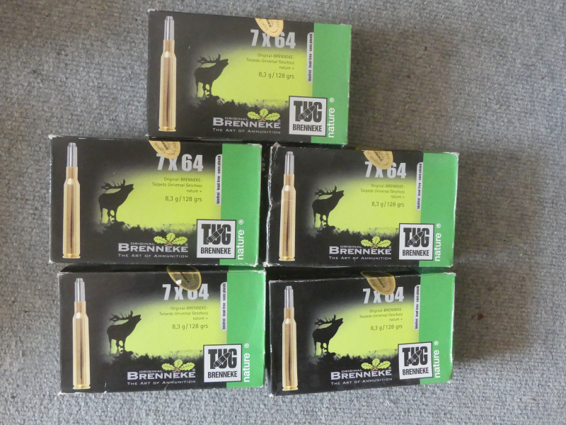 Büchspatrone Brenneke 7x64 TUG nature – Bild 1