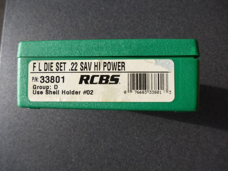 RCBS Matrizensatz .22 Savage High Power Neuwertig ! – Bild 2