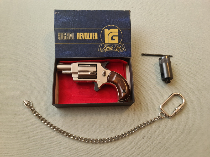 Little Joe, Kaliber .22 lang , PTB 380 , Schreckschussrevolver Röhm – Bild 2