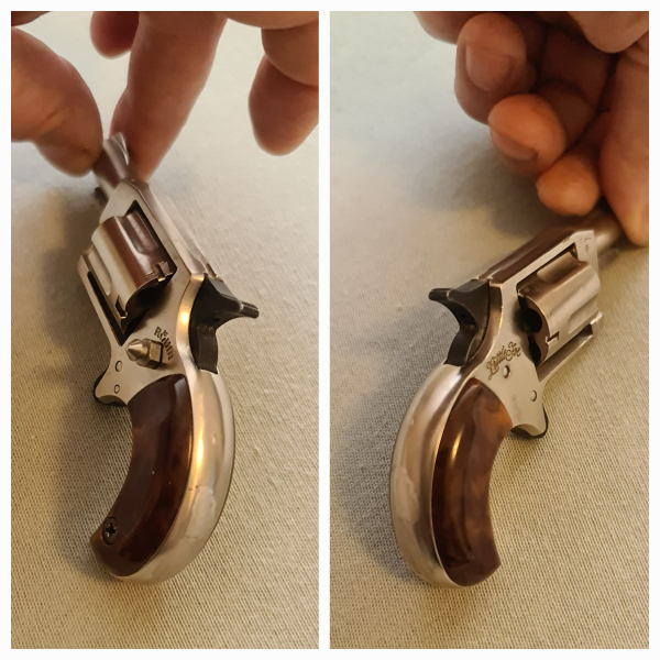 Little Joe, Kaliber .22 lang , PTB 380 , Schreckschussrevolver Röhm – Bild 3