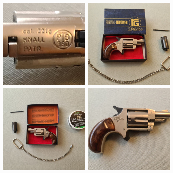 Little Joe, Kaliber .22 lang , PTB 380 , Schreckschussrevolver Röhm – Bild 5
