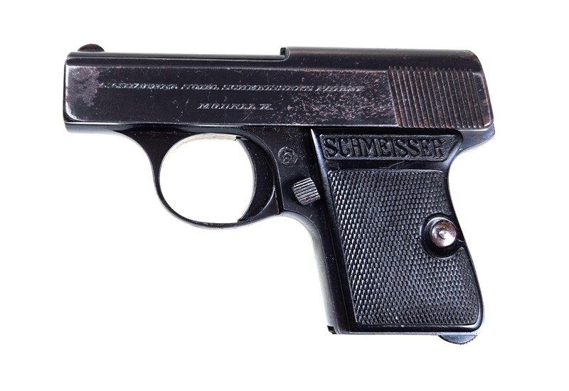 Westentaschenpistole, C.G. Haenel, Schmeisser Modell II, 6,35mm Browning – Bild 2