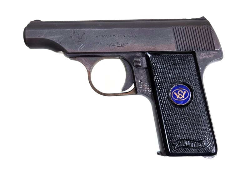 Taschenpistole, Carl Walther Zella-Mehlis, Modell 8, 6,35mm Browning – Bild 2