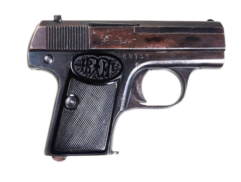 Westentaschenpistole, Rheinische Metallwaren- und Maschonenfabrik Sömerda, Dreyse, 6,35mm Browning – Bild 1
