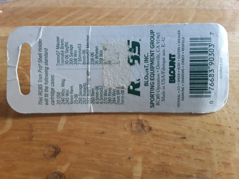 RCBS Trim Pro Hülsenhalter #3 – imagem 2