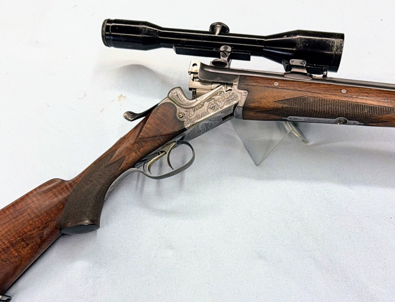 Bockbüchsflinte Gebr. Merkel Suhl Kal. 7x57R / 16/70 mit Zf – Bild 2
