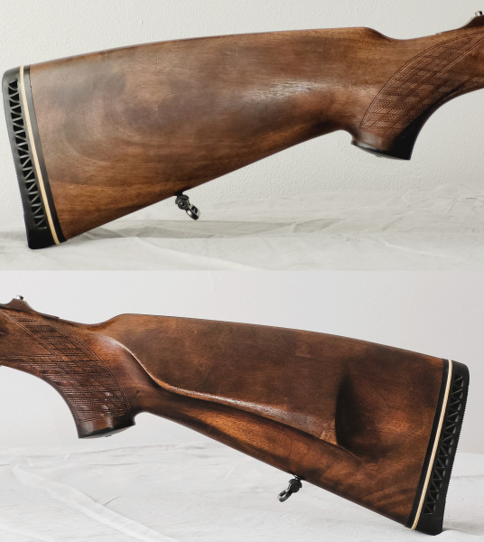 BBF Blaser Mod. ES67 Arabesken 5,6x50R Mag. & 12/70 ZF AKAH 3 - 12x56 Recknagel Rusan – Bild 4