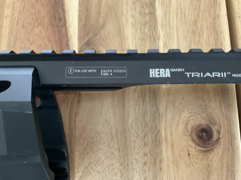 Hera Arms Triarii mit Klappschaft Glock Gen.4 – Bild 3