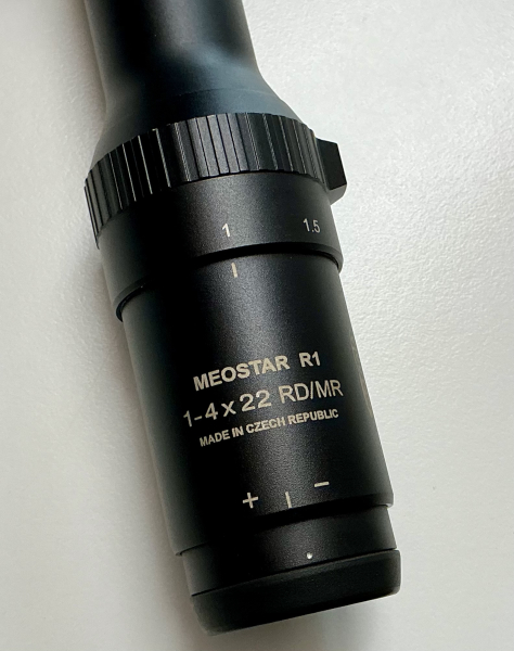 Meopta Meostar R1 1-4x22 RD/MR K-Dot, Zeiss Innenschiene – Bild 1