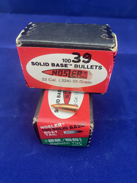 Nosler Solid Base Ballistic Tip .224 55gr – imagem 1