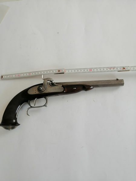 Vorderlader Pistole im Stainless Steel im Kal. 44 ! – Bild 1