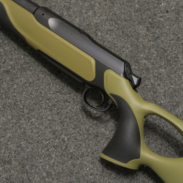original SAUER 505 SYNCHRO XT "OLIVGRÜN" Kal. 30-06 mit M15x1 GEWINDE KANNELIERUNG no blaser – Bild 1