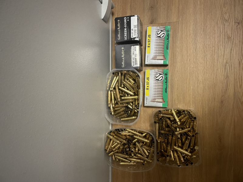 500 Hülsen, Kaliber 8x57 IS, S&B – Bild 1