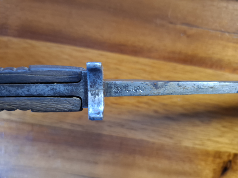 Seitengewehr S 98/05 a.A. – Seltene Amberg-Fertigung (Herder) 1915 – Dachbodenfund! – Bild 3