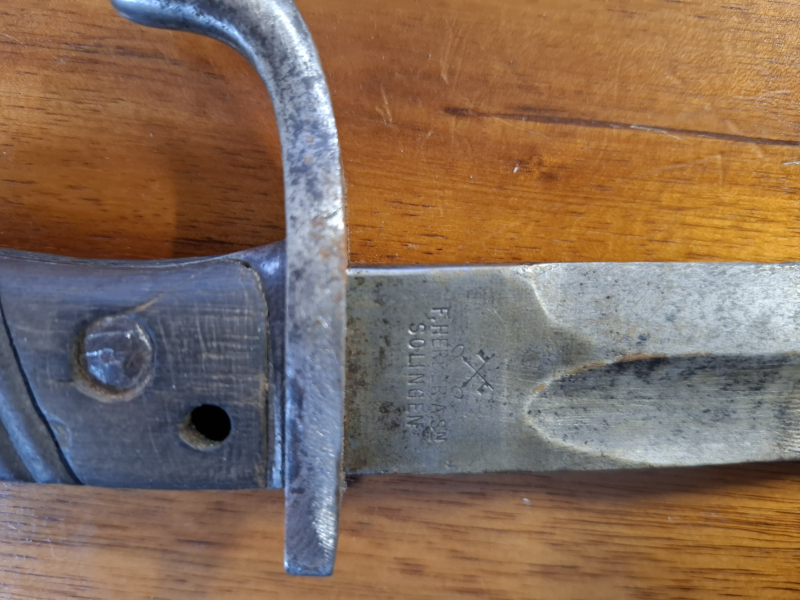 Seitengewehr S 98/05 a.A. – Seltene Amberg-Fertigung (Herder) 1915 – Dachbodenfund! – Bild 4