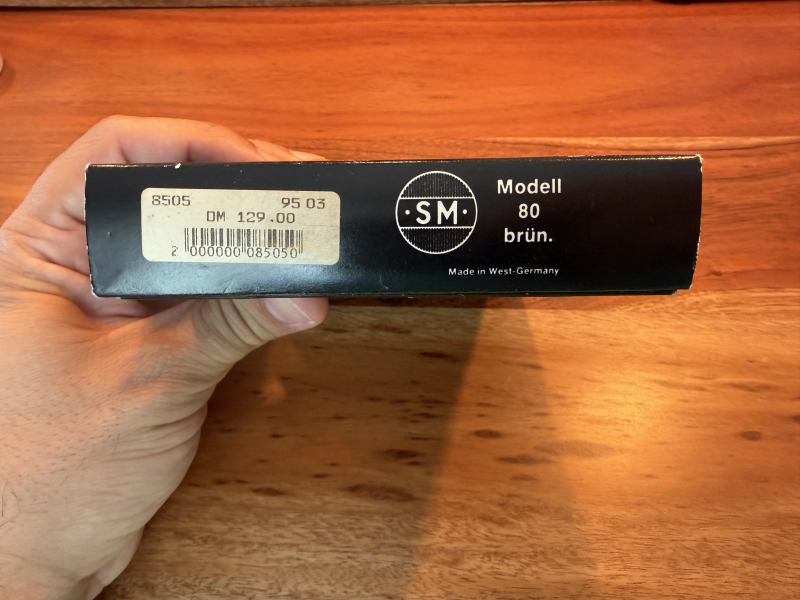 SM Selbstlade Gaspistole Schreckschusspistole Modell 80 8mm schwarz PTB 267 NEU und OVP – Bild 6