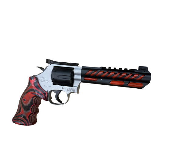 Smith & Wesson Revolver S&W 686 Demon Kaliber .357 Magnum Sondermodell – Bild 3