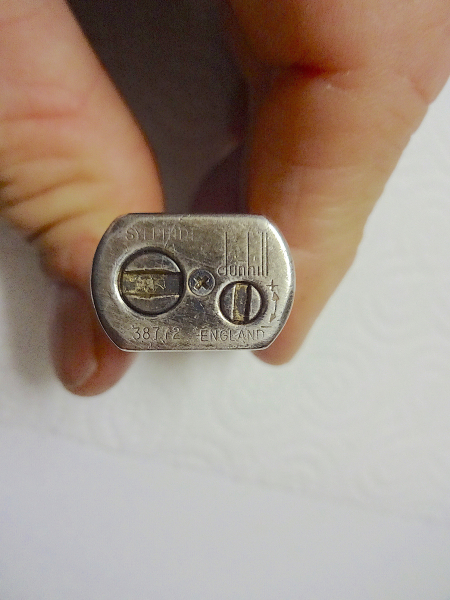 DUNHILL Vintage Feuerzeug Silver plated – Bild 4