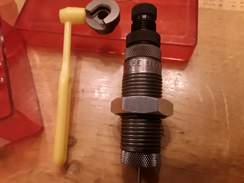 Lee Hartmetal Kalibriermatritze + Hülsenhalter 9mm Para – Bild 2