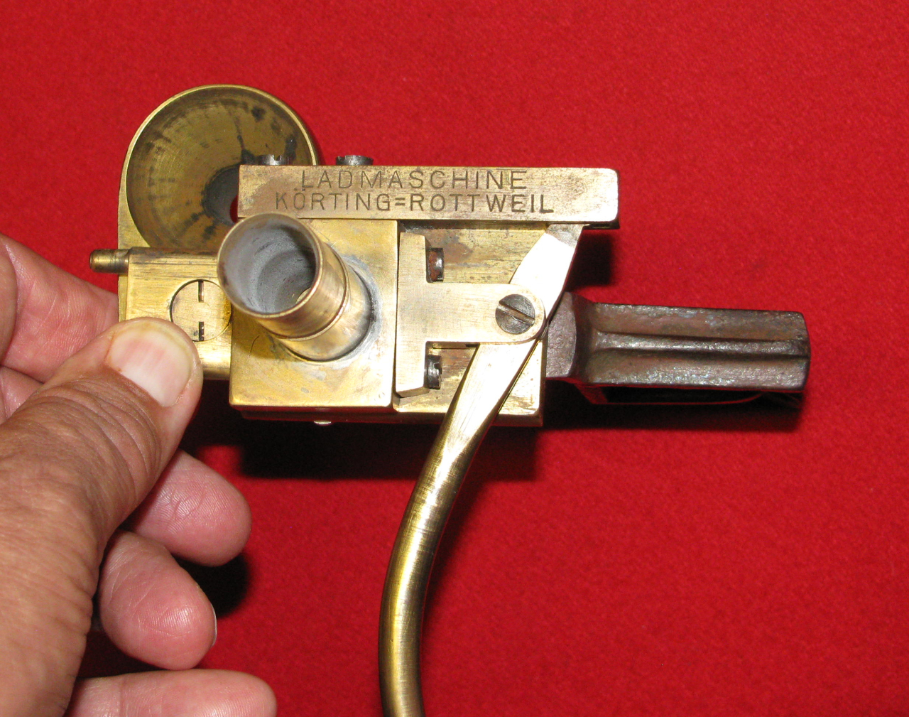 Was für Sammler, ein Altes Pulverfüllgerät, LADMASCHINE KÖRTIND = ROTTWEIL – Bild 5