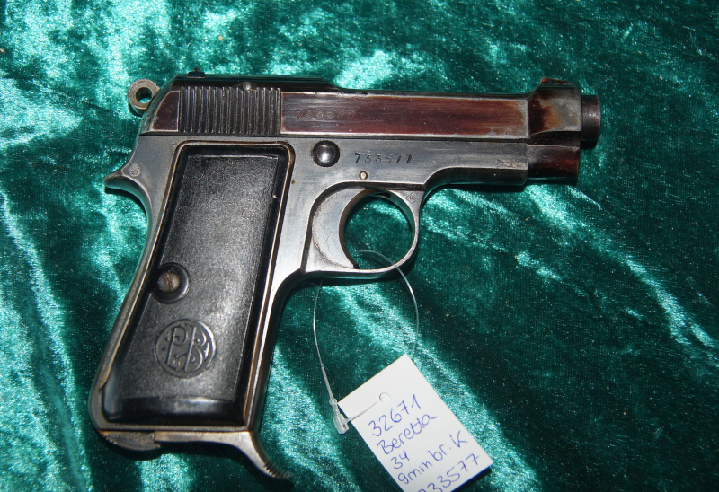 Beretta mod 34 cal 9mm kurz – nuotrauka 1