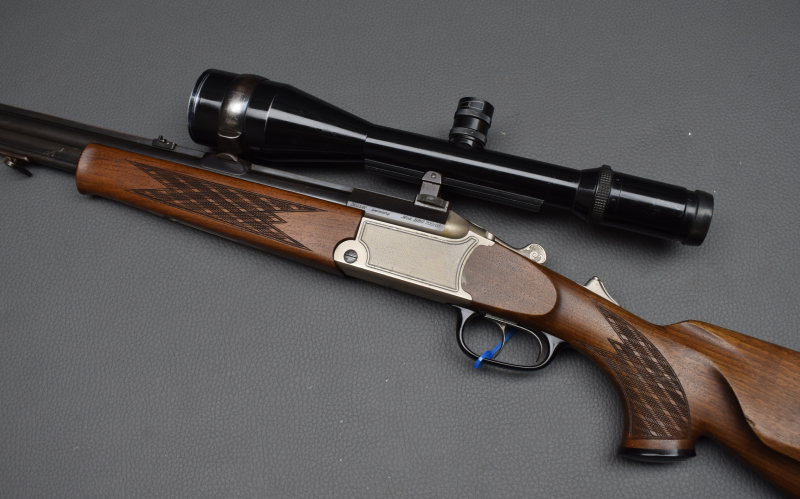 Blaser BBFL Bockbücksflinte 700/88, Kaliber 12/70 & 7x65R, ZF SW Habicht 3-12x56 Abs. 4 LP – Bild 1