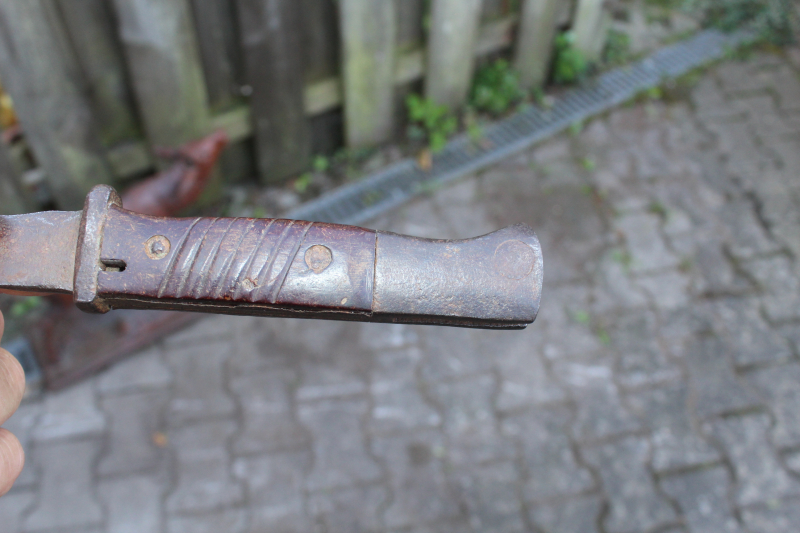 K 98 BAJONETT DEUTSCH WK 2 WEHRMACHT BAJONETT GRABENDOLCHUMBAU?? – Bild 4