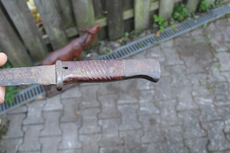 K 98 BAJONETT DEUTSCH WK 2 WEHRMACHT BAJONETT GRABENDOLCHUMBAU?? – Bild 3