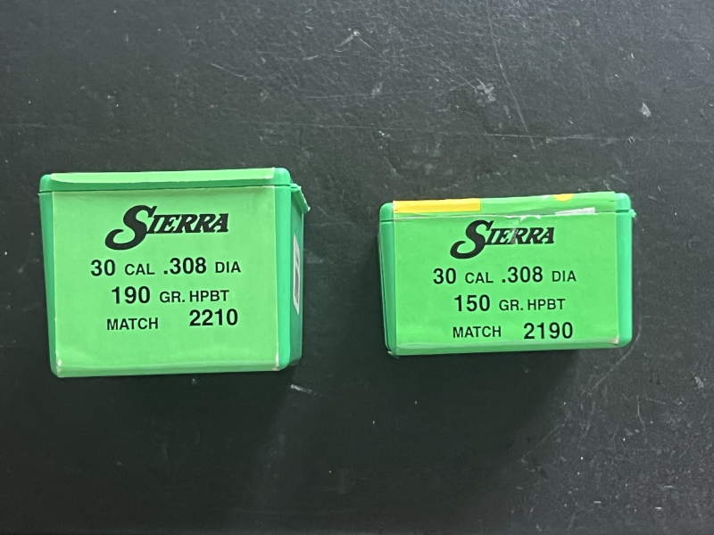 .308 Sierra Geschosse 150gn + 190 gn – obrázek 1