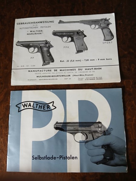 Bedienungsanleitung Walther PP / PPK bzw. Manurhin – Bild 1