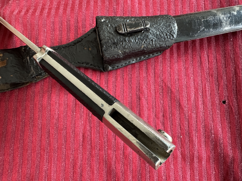 +++ Original 2.WK Wehrmacht Eickhorn Solingen Ausgehbajonett/Parade Sammlerstück Mauser K98 selten ! – Bild 4