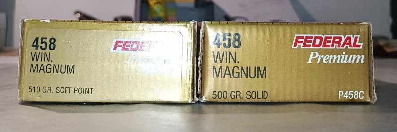 40 Patronen Munition Federal Premium in .458 WIN MAG. Soft Point 510 grs. / Sold 500 grs. – Bild 1