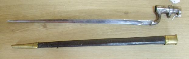 England Tüllenbajonett für Martini Henry mit Lederscheide – Bild 2