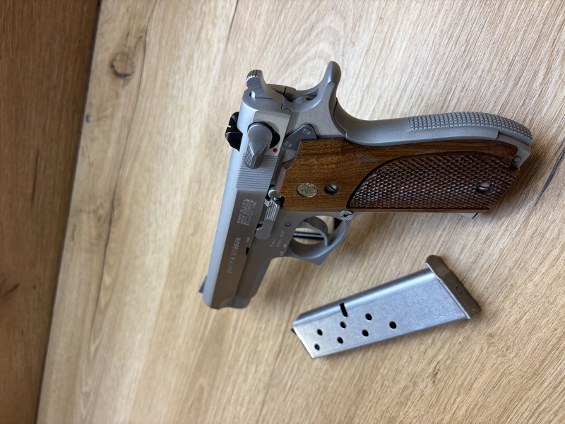 Pistole Smith&Wesson Mod. 639 Kal. 9mm luger LL 4" ++ SEHR GUTER ZUSTAND ++ Waffen Haider ++ – Bild 5