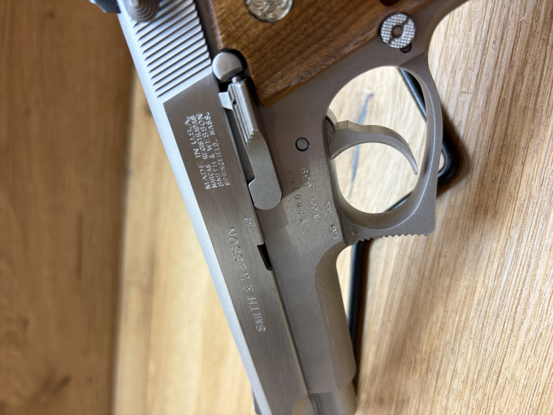 Pistole Smith&Wesson Mod. 639 Kal. 9mm luger LL 4" ++ SEHR GUTER ZUSTAND ++ Waffen Haider ++ – Bild 4