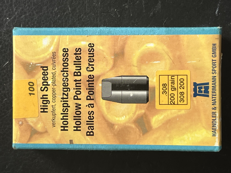 .308 Hohlspitzgeschosse 200 gn 100 Stk – Bild 1