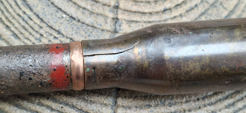 DEKO MG 151/15 Pz.Gr ,Messing Hülse - original WW 2 – Bild 5