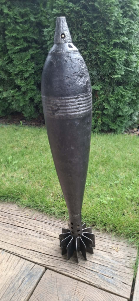 DEKO Russische 120 mm Wurfgranate - ORIGINAL WW 2 – Bild 1