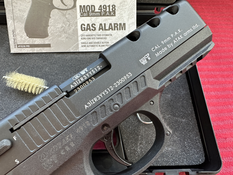 +++Mächtige Zoraki 4918-Cal.9mm wie neu ungeschossen aus Sammlung-Sehr& hochwertig für Verteidigung! – Bild 2