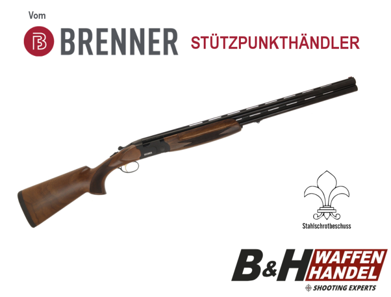 Neuwaffe, auf Lager: Brenner BF18 Black Bockdoppelflinte – Bild 1