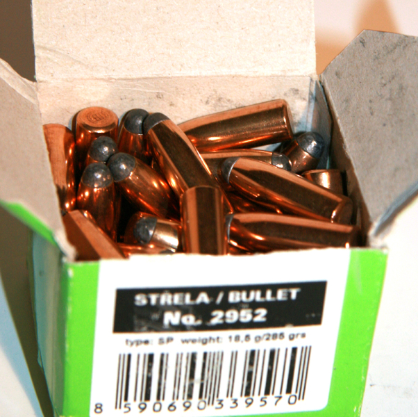 50 Stück S&B | Sellier&Bellot Geschosse #2952 | .366 / 9,3mm - 285 grs / 18,50g SP | Teilmantel 9,3 – Bild 1