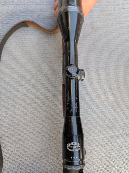 Hebsacker Doppelbockflinte mit Wechsellauf und Schmidt & Bendler 8x56 Objektiv – Bild 2
