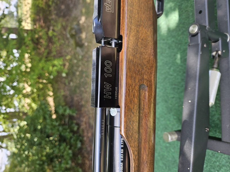 Weihrauch HW100 T Nussbaum Lochschaft – Bild 4