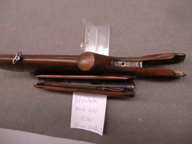 Schäftung einer WINCHESTER BDFl Mod 400 von 1978 – Bild 3