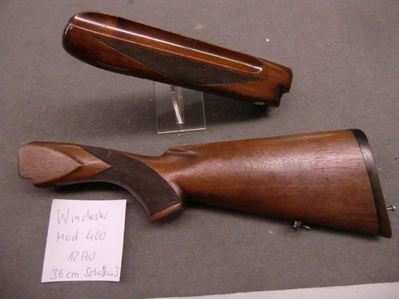 Schäftung einer WINCHESTER BDFl Mod 400 von 1978 – Bild 2